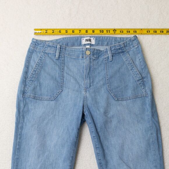 Paige Mayslie Jogger Light Wash Jeans Women's Sz 29 - Picture 7 of 16
